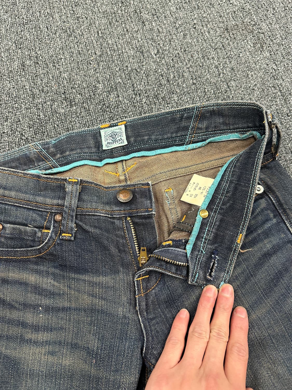 26) BRAPPERS 재패니즈 빈티지 부츠컷 데님팬츠 플레어진 상품이미지5