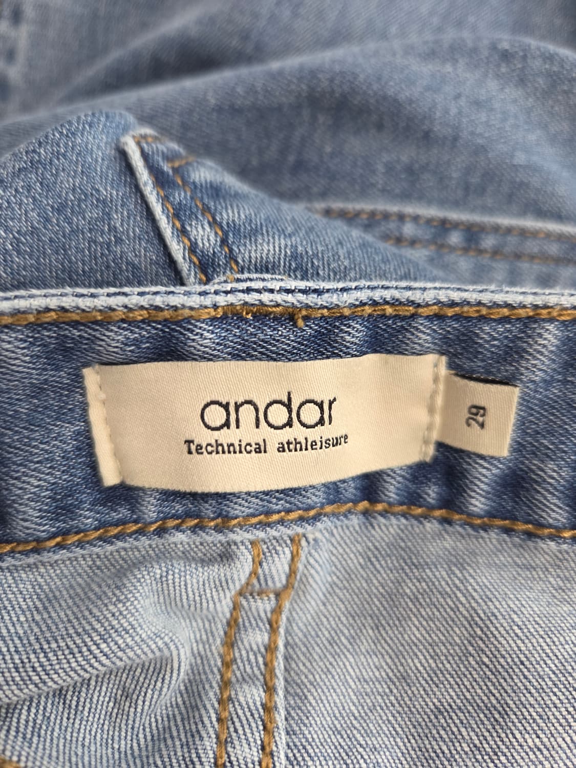 andar 안다르 애쉬블루 와이드 데님 팬츠 상품이미지6