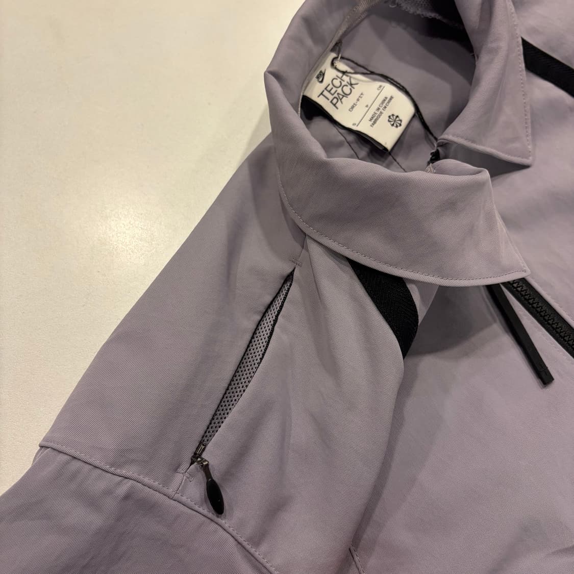 [S] 나이키 우먼 테크팩 크롭 자켓 라벤더 C276 상품이미지4