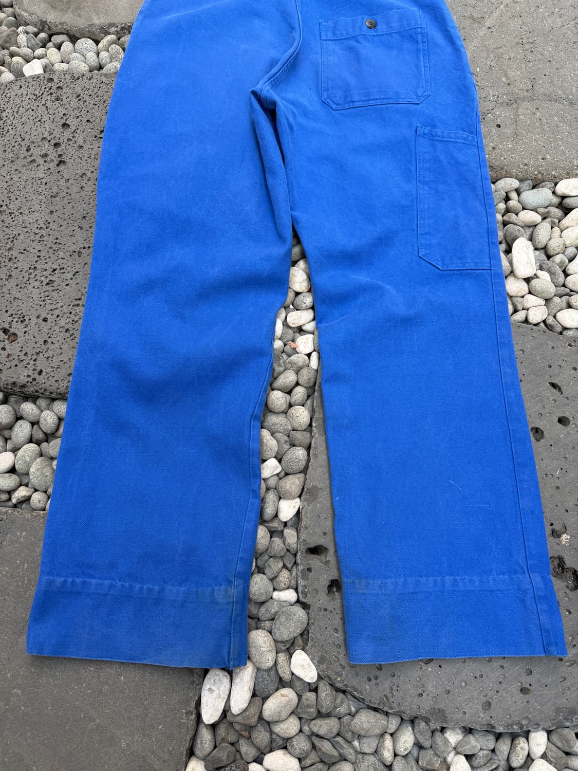 OLD VINTAGE WASHED BLUE FRENCH 프렌치 워크팬츠 상품이미지9