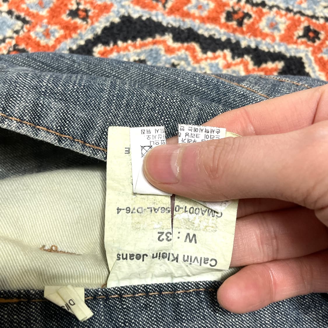 캘빈클라인 진 연청 데님팬츠 남성32 상품이미지3