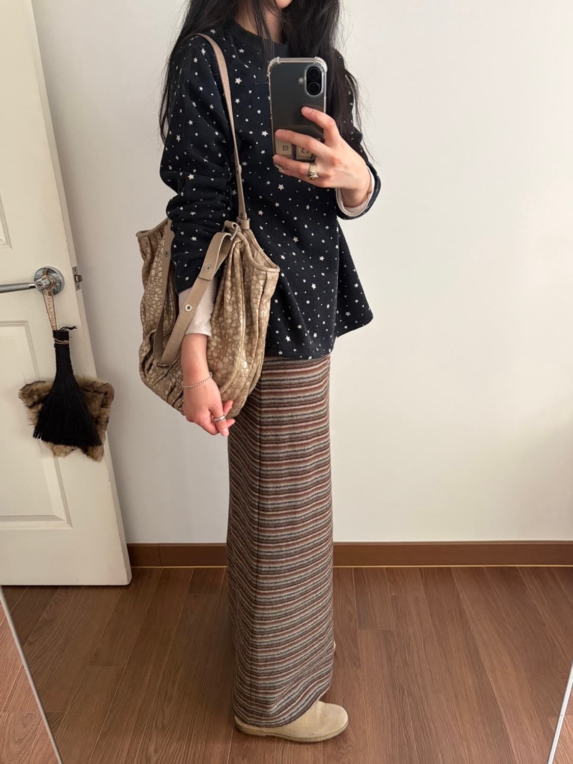 star patterned top 상품이미지5