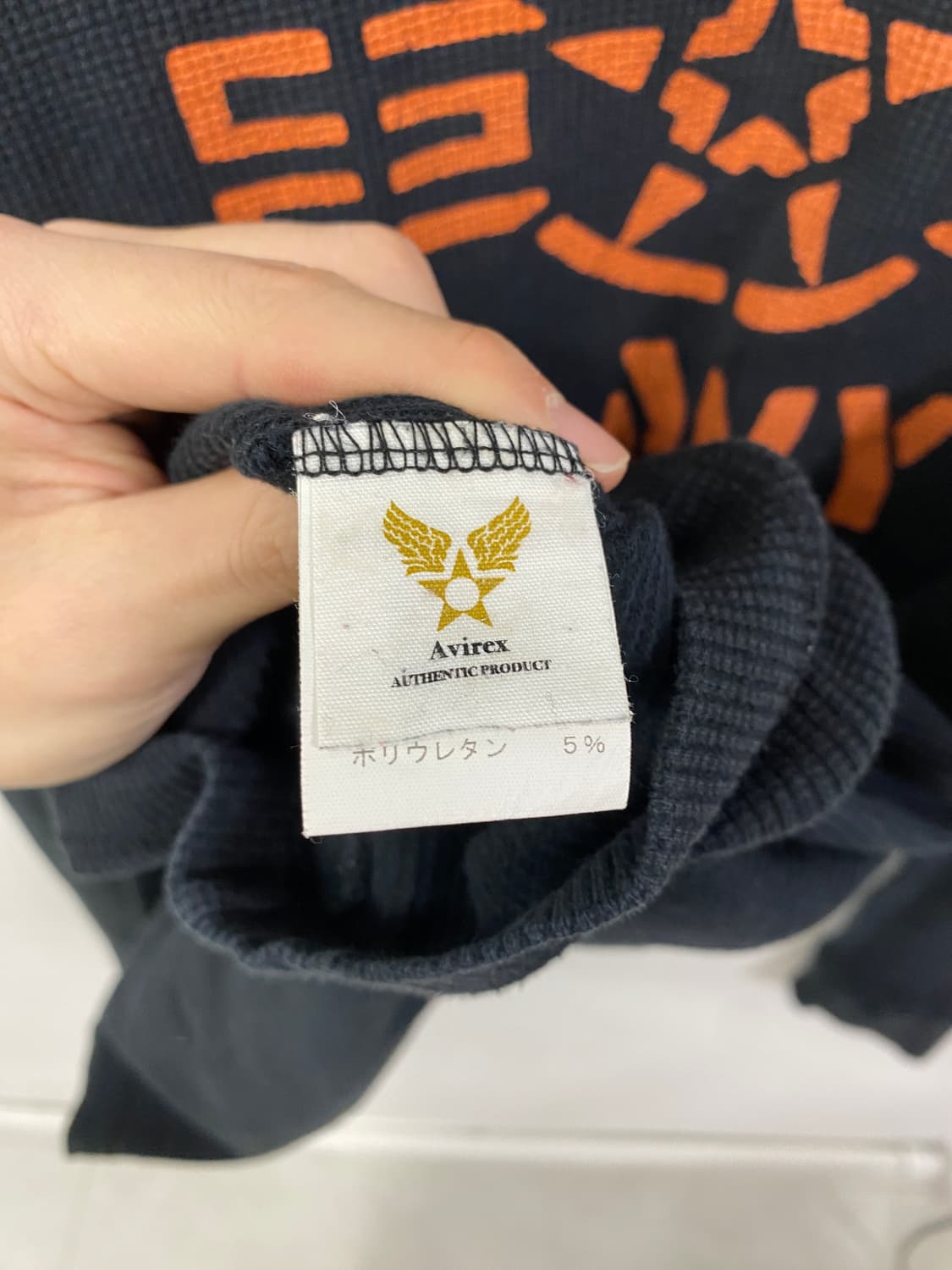 [AVIREX] 아비렉스 와플 y2k 롱슬리브 상품이미지10