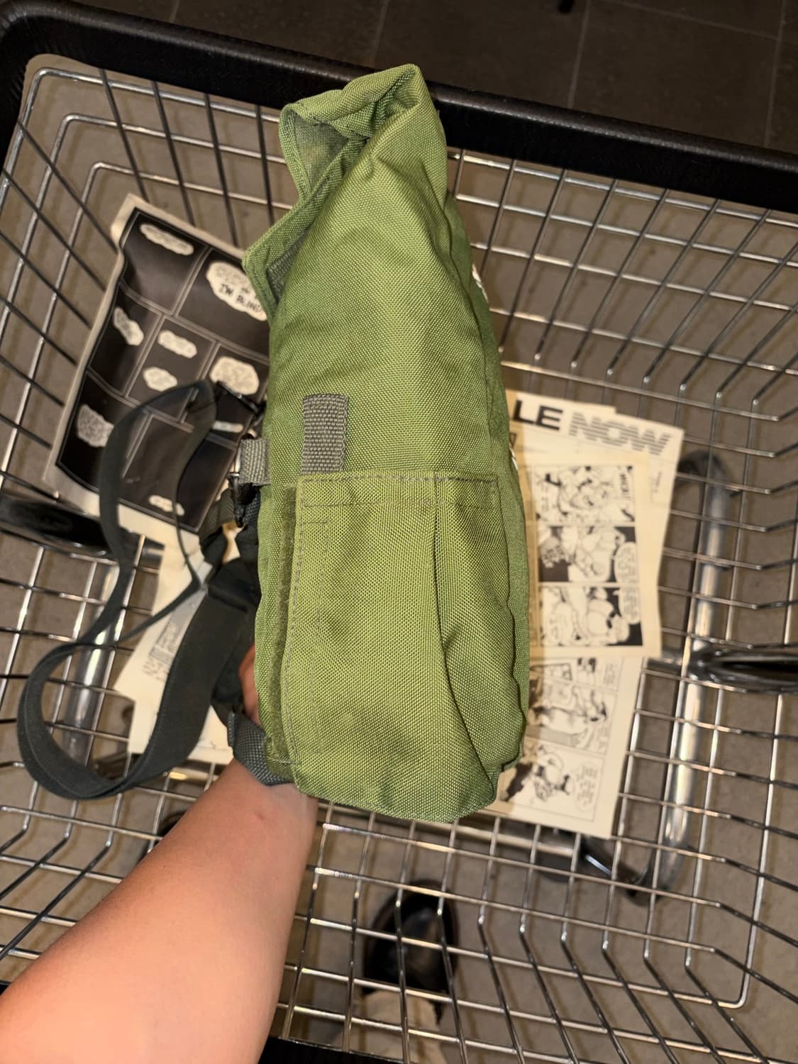 80-90’s US Army stencil gas mask bag 상품이미지8