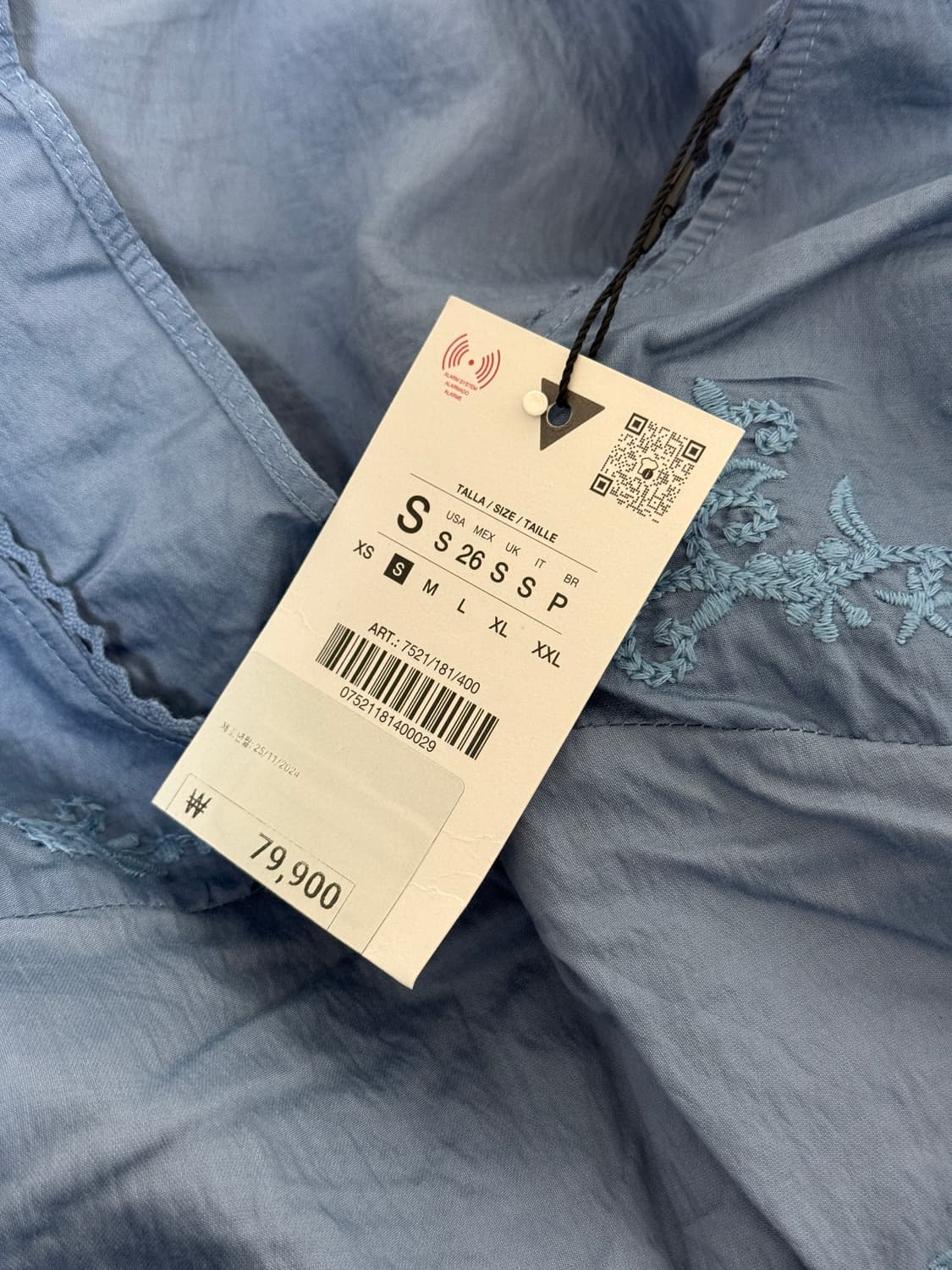 자라 자수 미디 레이스 원피스(s) 새상품 상품이미지6