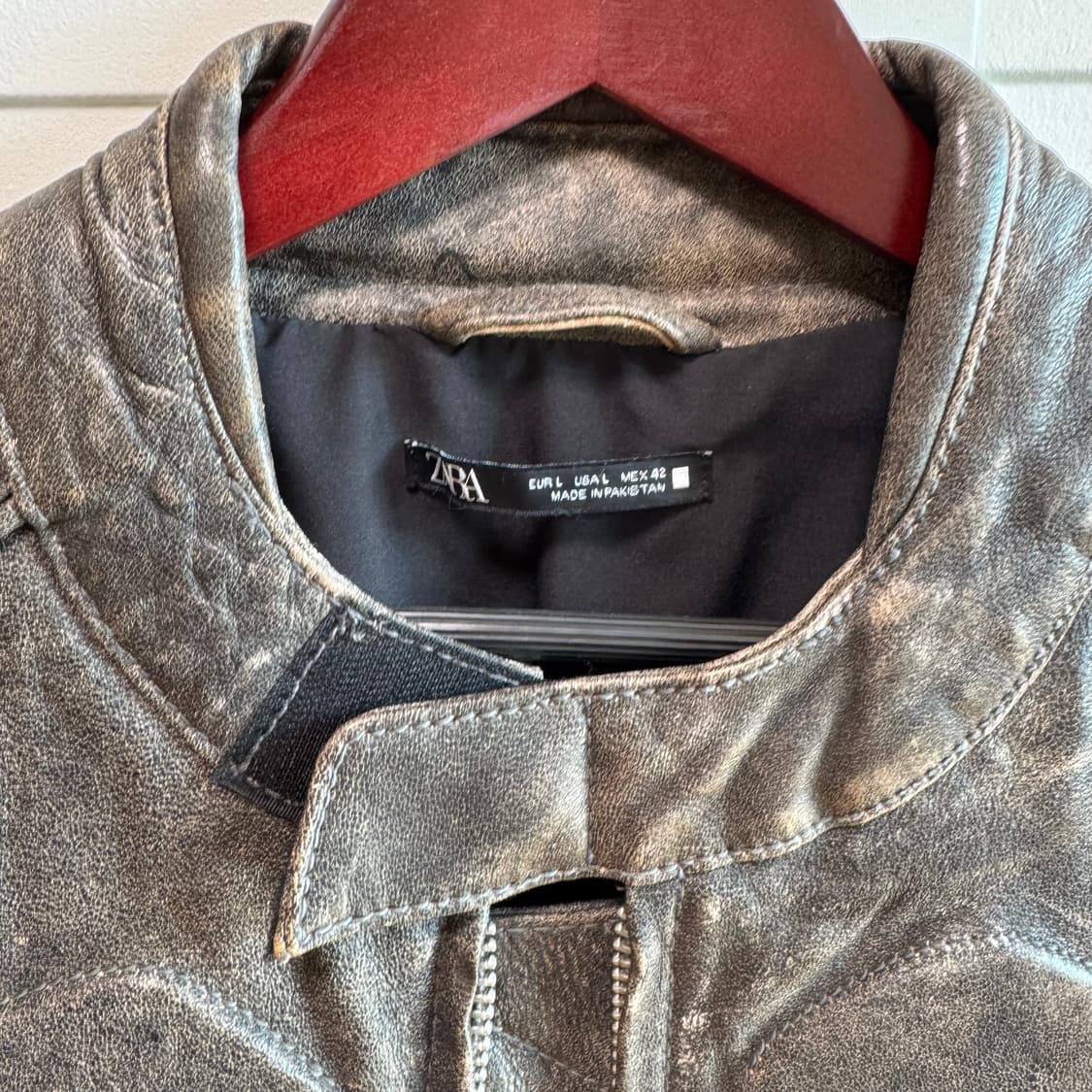 자라 바이커 가죽 자켓 상품이미지2