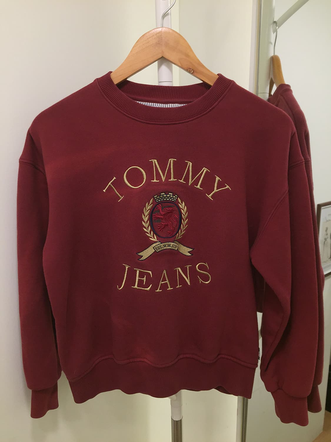 여성 90s 타미 맨투맨 100 상품이미지3