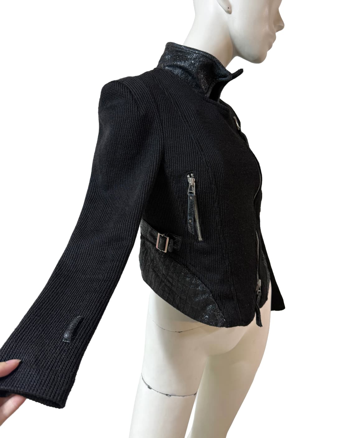 빈티지 락시크 니트 자켓 상품이미지4