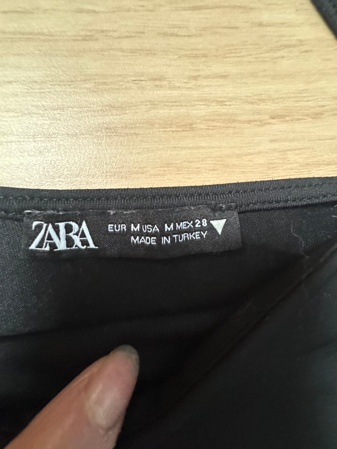 Zara  블랙 스퀘어넥 바디수트 M 상품이미지2