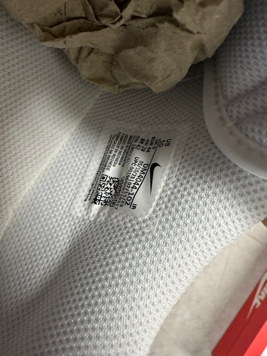 나이키 코르테즈 화이트 캠프파이어 오렌지 상품이미지3