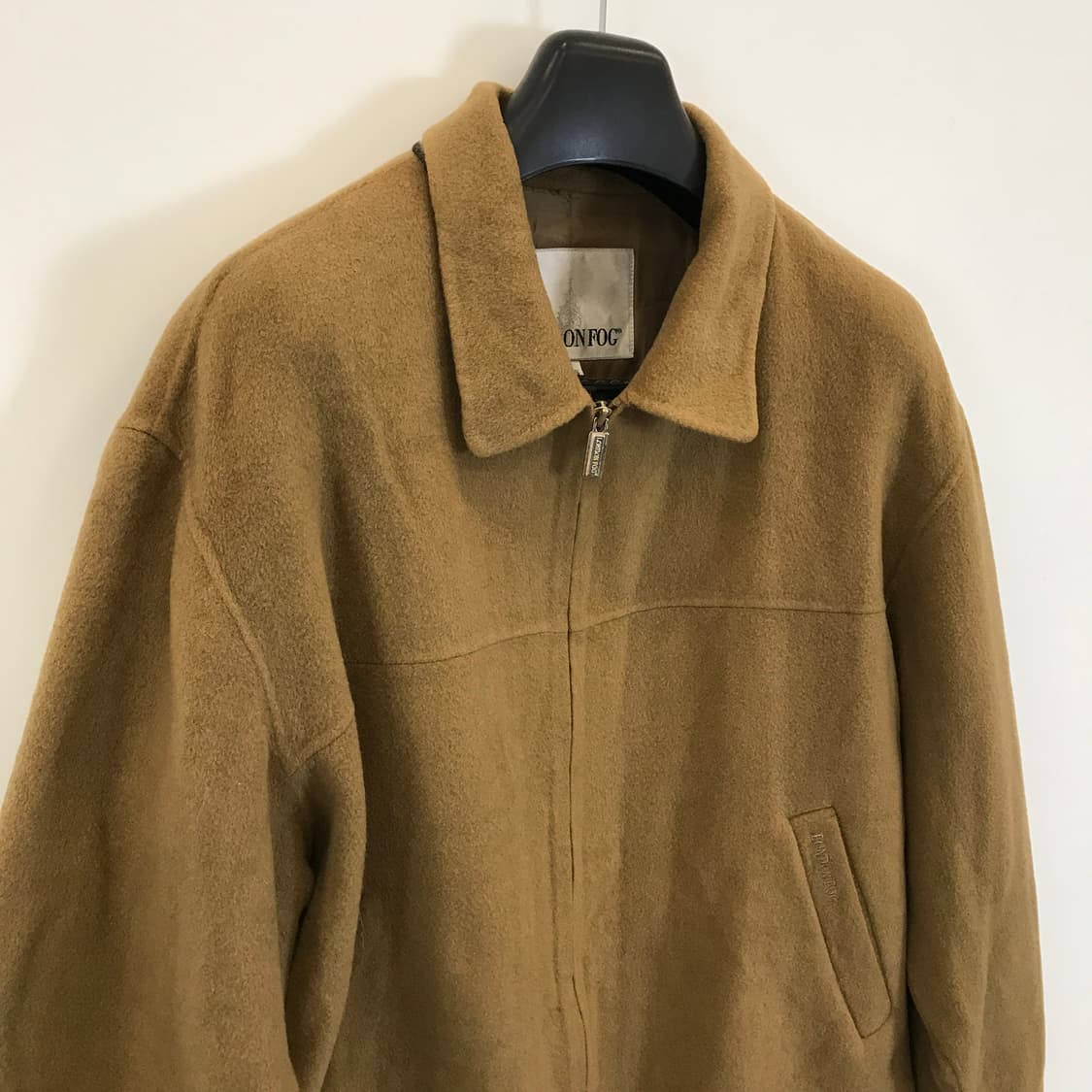 런던포그 울 카라넥 블루종점퍼 [105사이즈] 상품이미지2