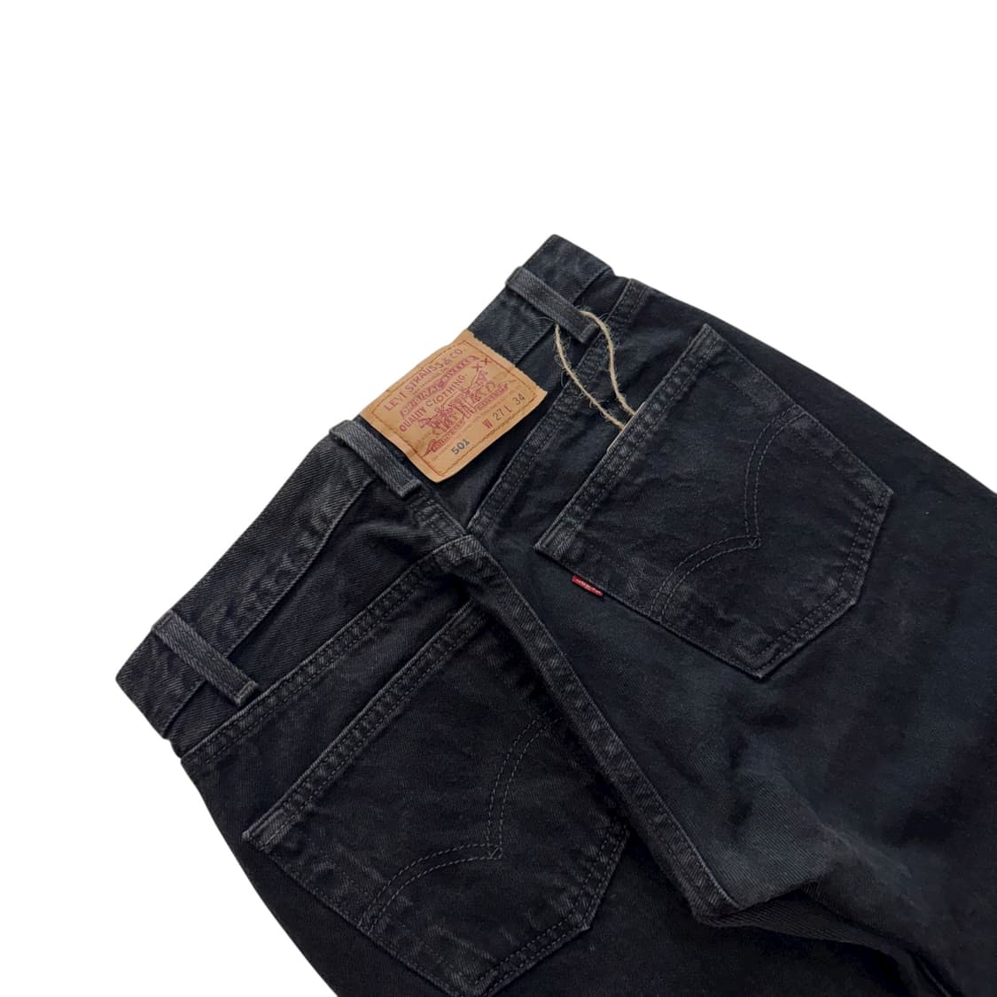 [26.5] 90's 리바이스 501 블랙진 데님 [lv1059] 상품이미지7