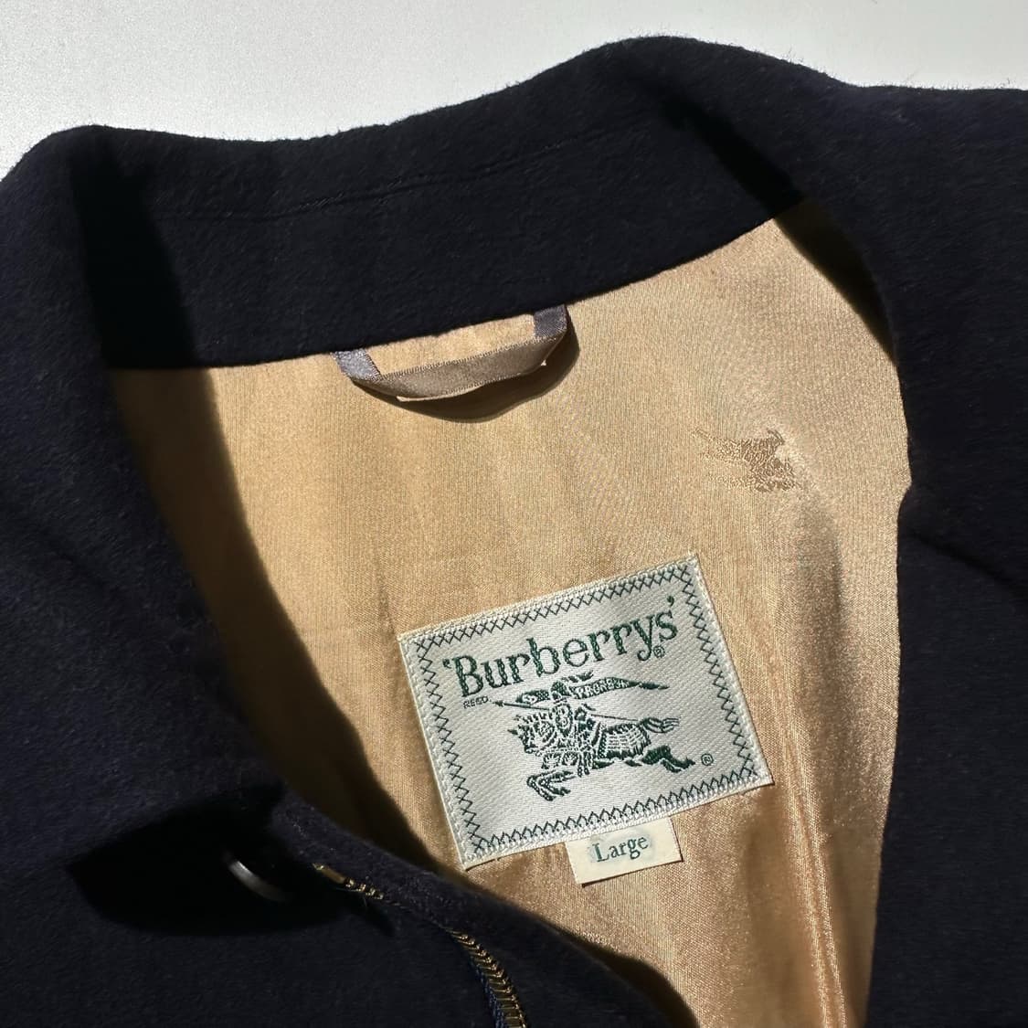 버버리 울 블루종 자켓 네이비 상품이미지4