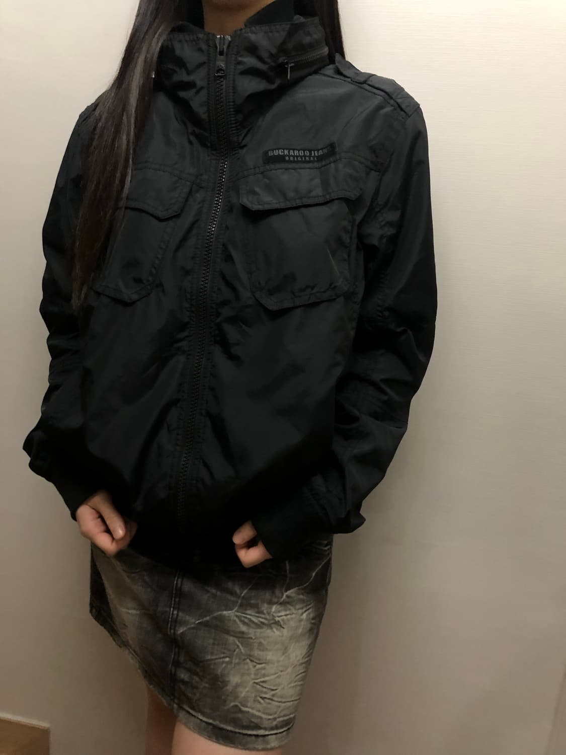 빈티지 버커루 블랙 점퍼 상품이미지6