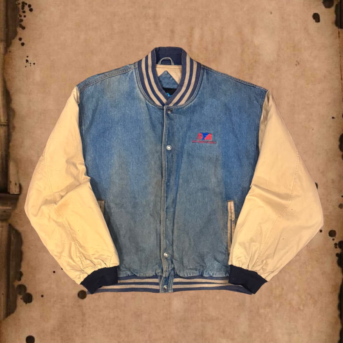 Vtg 90’s 데님 바시티자켓 상품이미지1