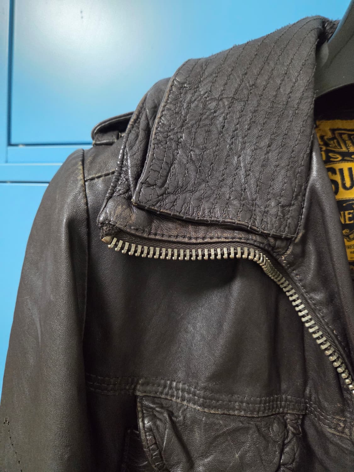 일제 램스킨 레더 자켓 m 상품이미지4