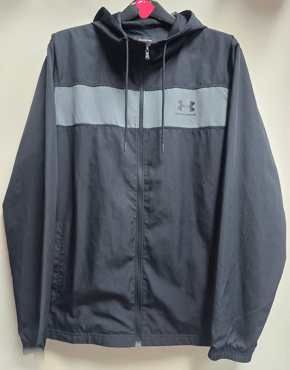 빅사이즈 언더아머 바람막이 후드 집업자켓 2XL 상품이미지1