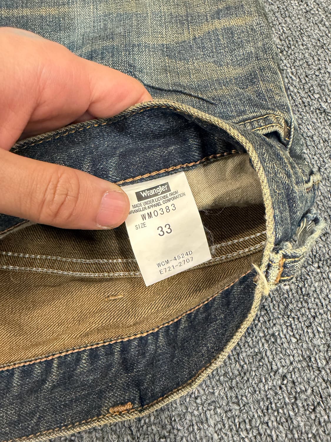 33)랭글러 빈티지 데님팬츠 상품이미지3