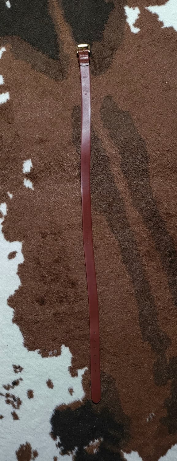 폴로 랄프로렌 남성용 다크 브라운 가죽벨트 상품이미지10