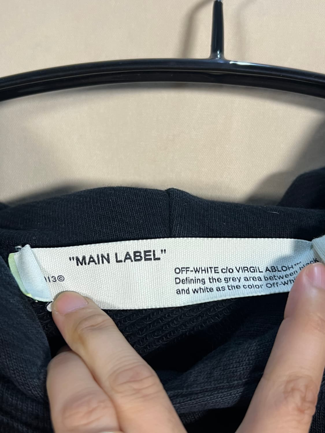 오프화이트 러버 에로우 후드티 처분  상품이미지4