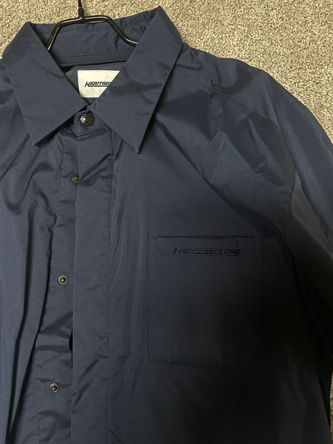 헤리티지플로스 윈드브레이커 셔츠 L 상품이미지3