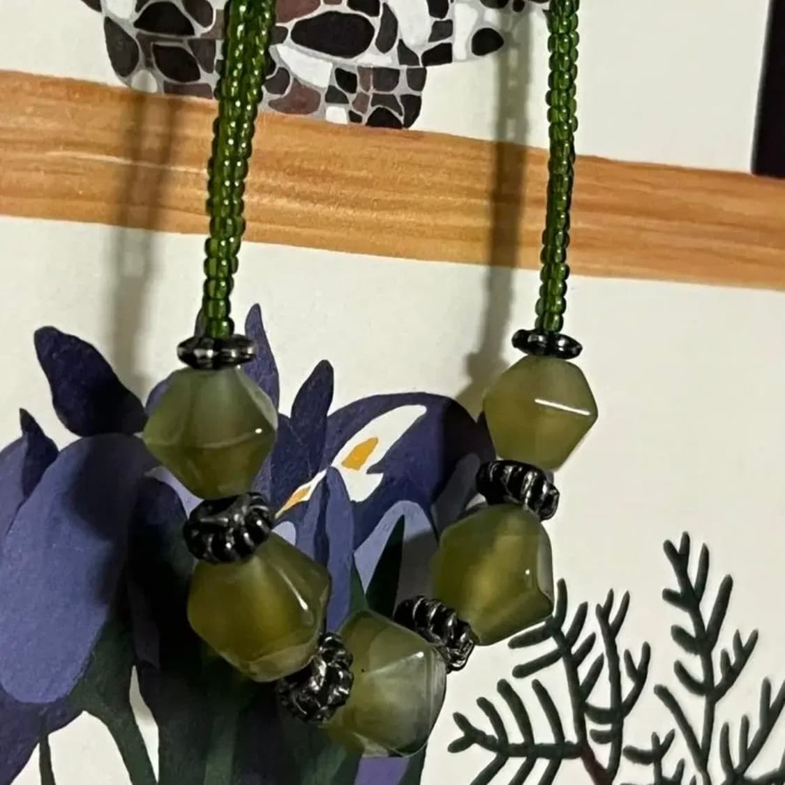 빈티지 비즈목걸이 상품이미지2