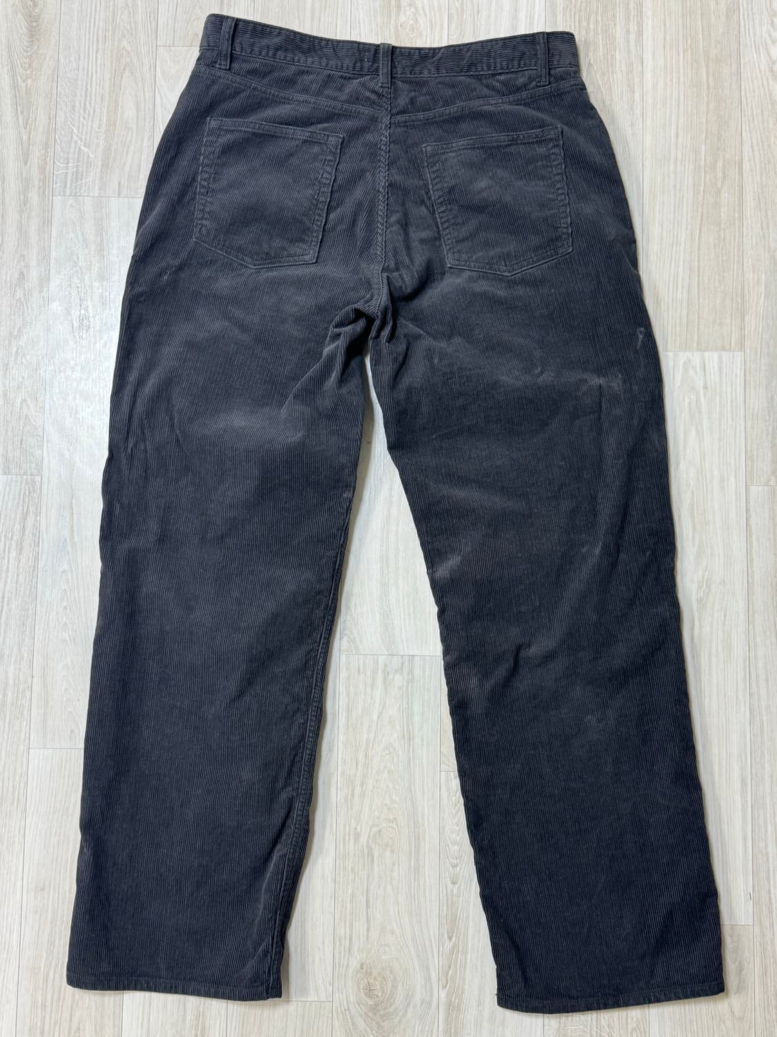 [SEW] 스테디에브리웨어 세미 와이드 코듀로이 5포켓 팬츠 다크그레이 상품이미지7