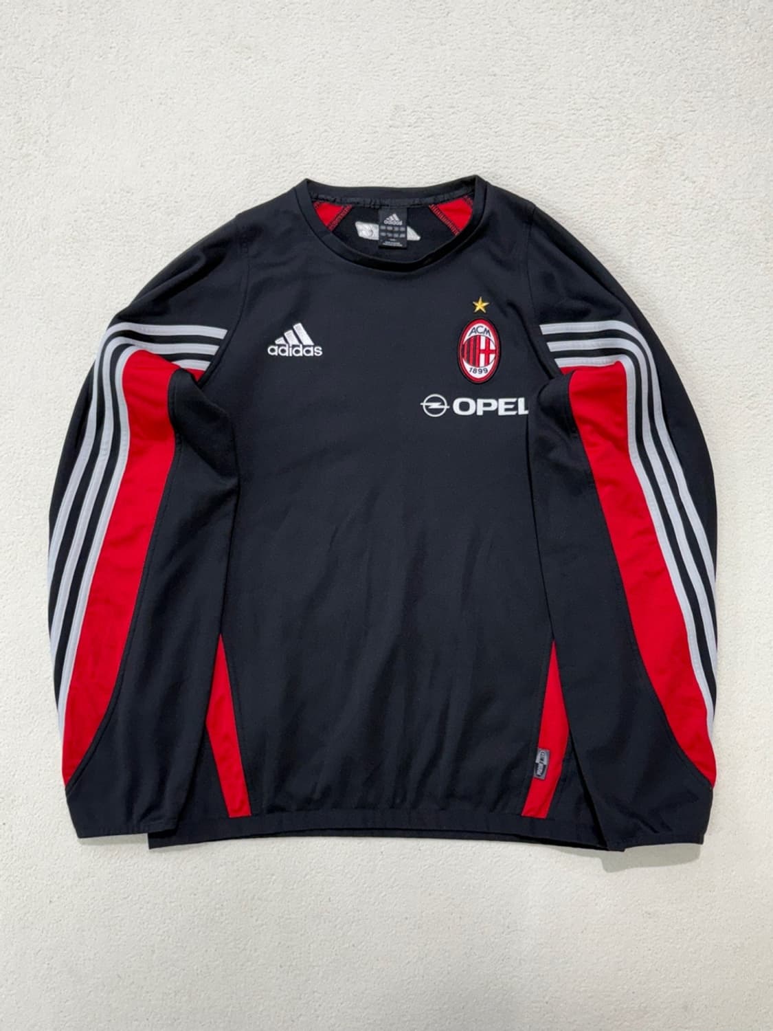 아디다스 ac 밀란 opel 오펠 축구 유니폼 스웨트 탑 져지 긴팔 상품이미지1