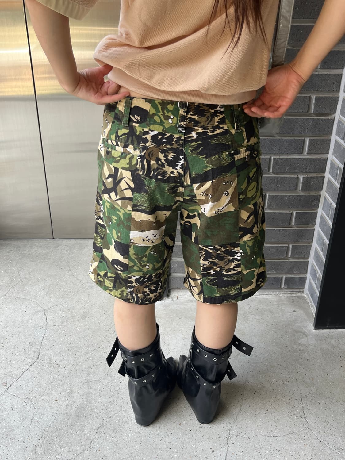00s Bape 베이프 카모플라쥬 쇼츠 상품이미지3