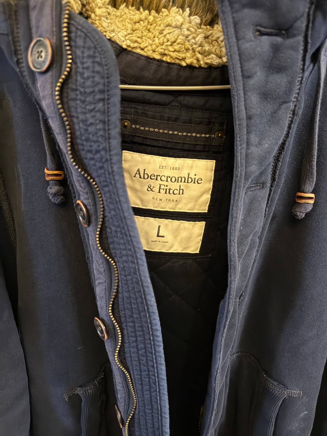 아베크롬비 y2k 울프죠 후드자켓 상품이미지5