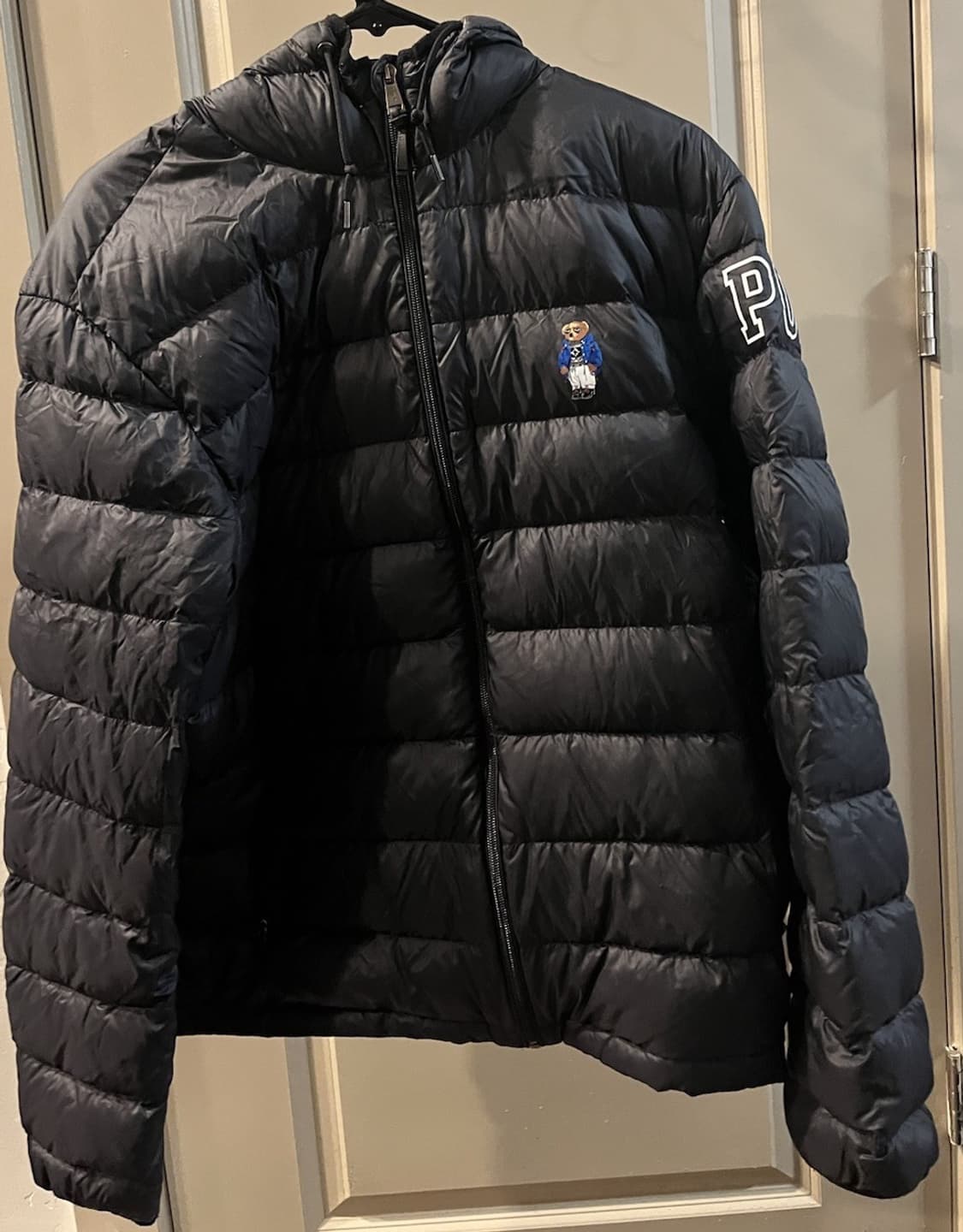 폴로 랄프 로렌 폴로 베어 경량 후드 다운 패딩 자켓 상품이미지1