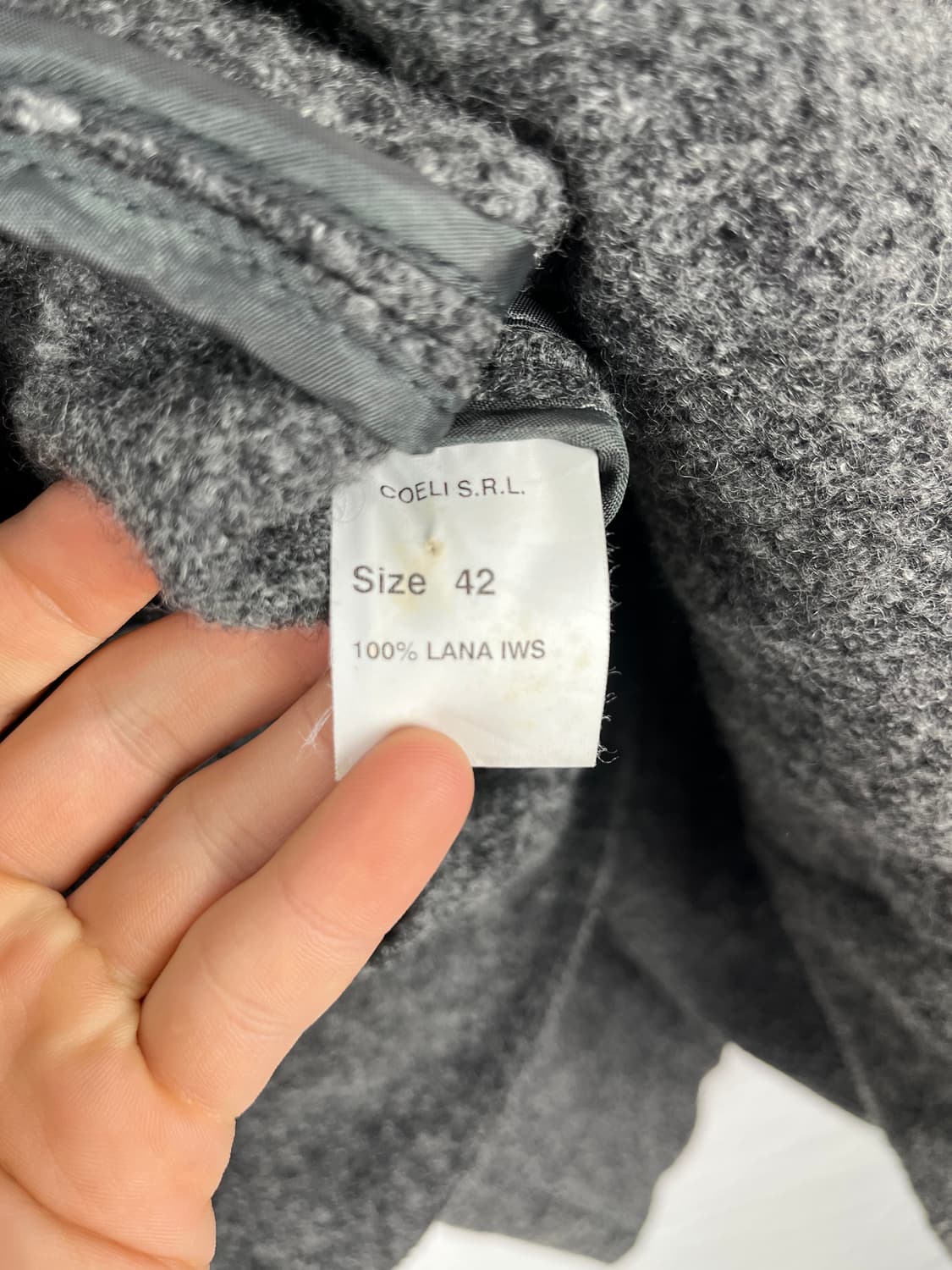 Vintage (maede in Italy) 울 셔츠 자켓  상품이미지8