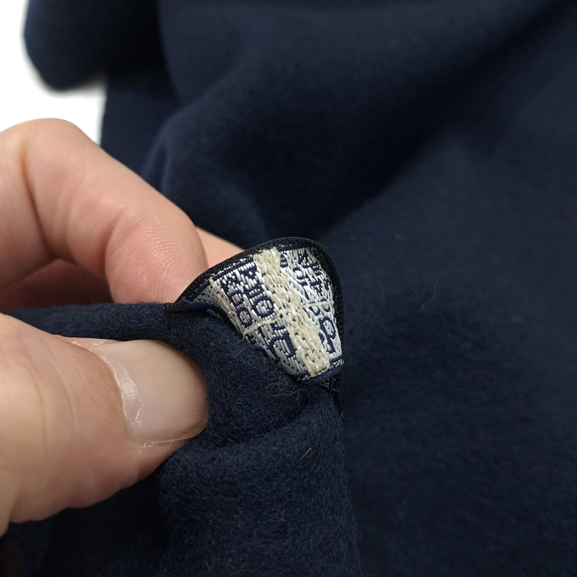 MX267 버버리 클래식 다크네이비 램스울 목도리 머플러 상품이미지6