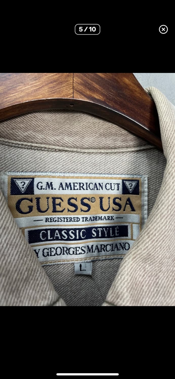 게스USA 워싱 데님 트러커 자켓 A3438 상품이미지5