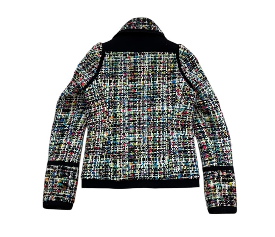발렌시아가 07FW 런웨이 멀티컬러 헤비 트위드 자켓 상품이미지3