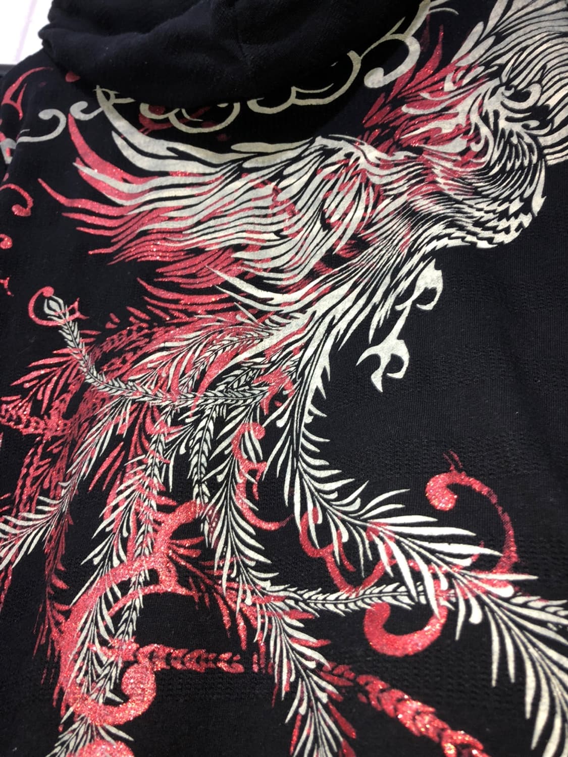 Oriental Pattern Pheonix Hood Zipup 상품이미지7