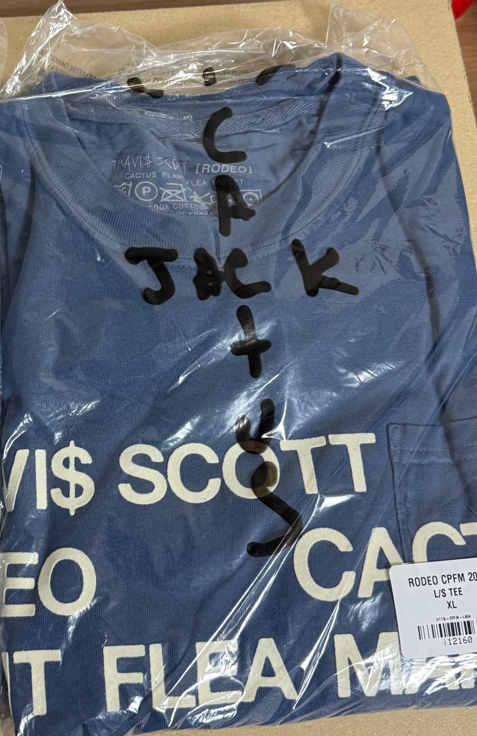 트래비스 스캇 로데오 x CPFM 2015 롱슬리브 XL 새상품 상품이미지3