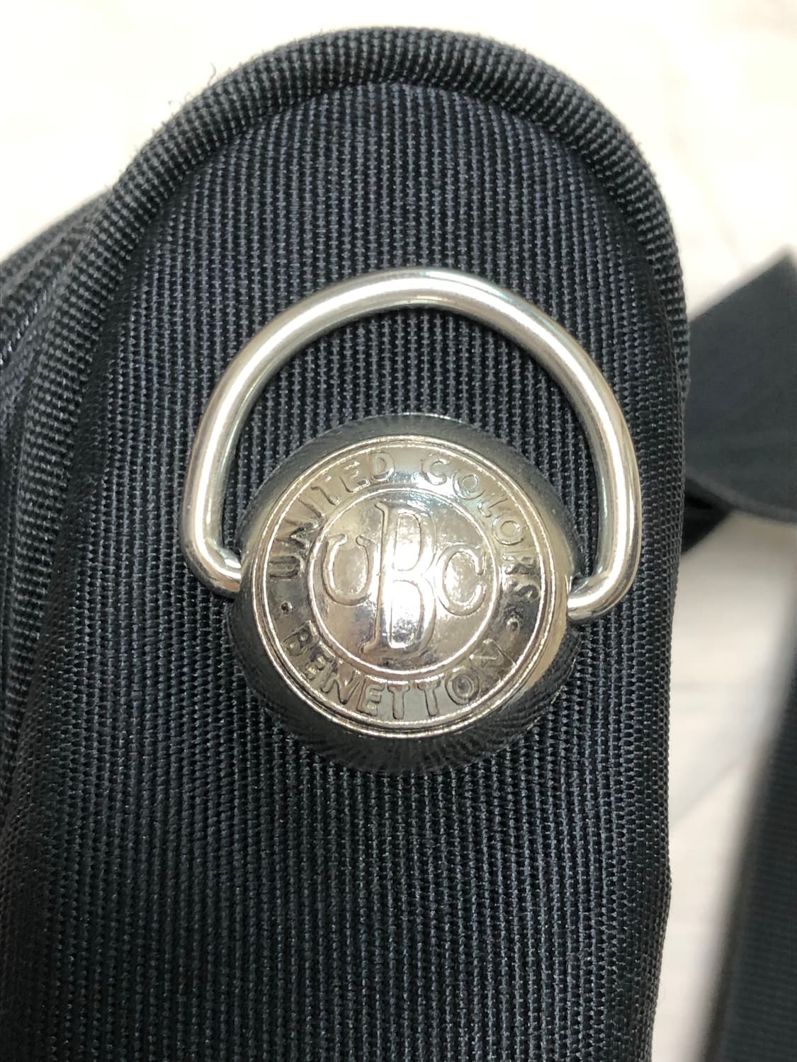 베네통 검정 캔버스 투웨이백 백팩 크로스백 숄더백 상품이미지6