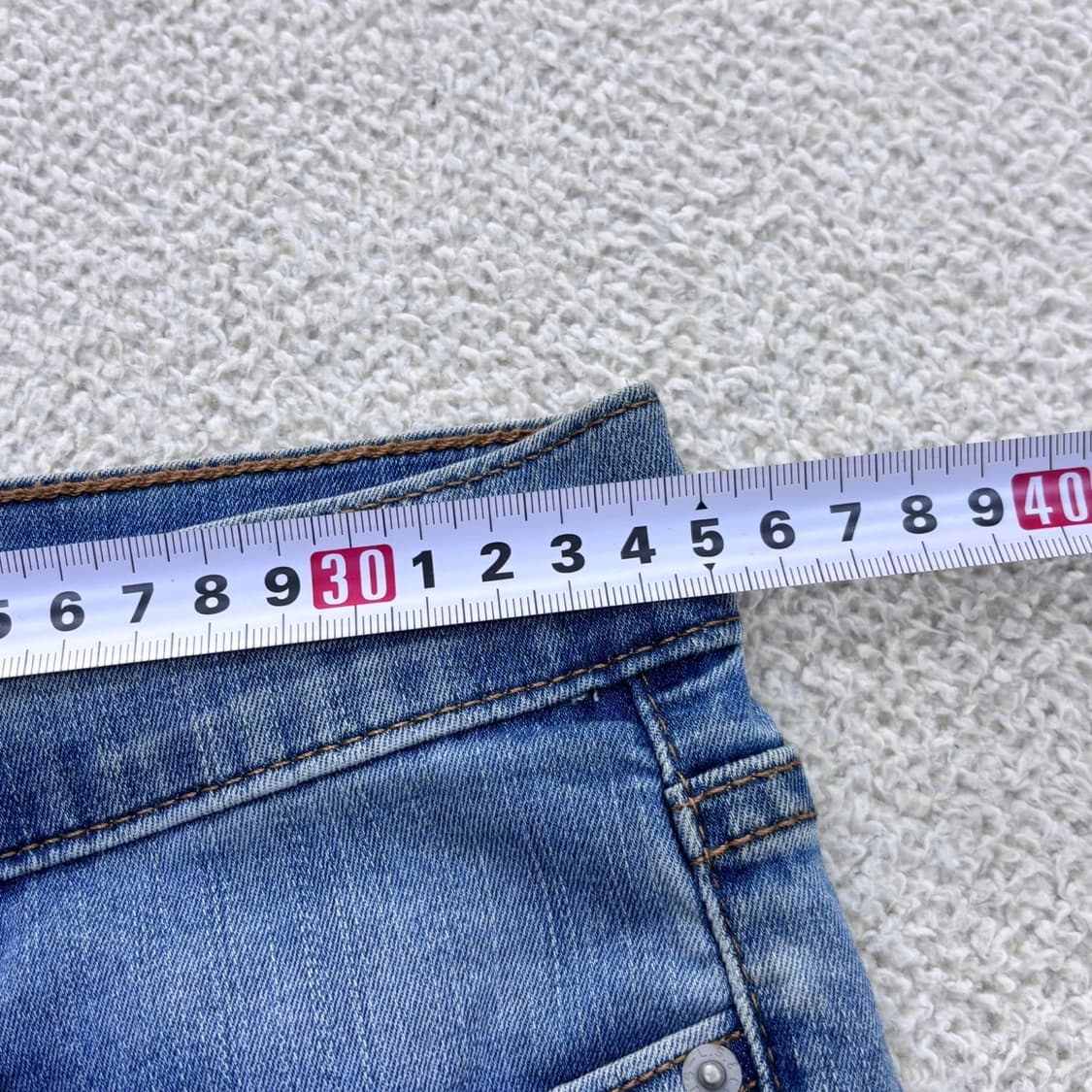 W26 L28 리바이스 블루 데님 팬츠 0420E 상품이미지6