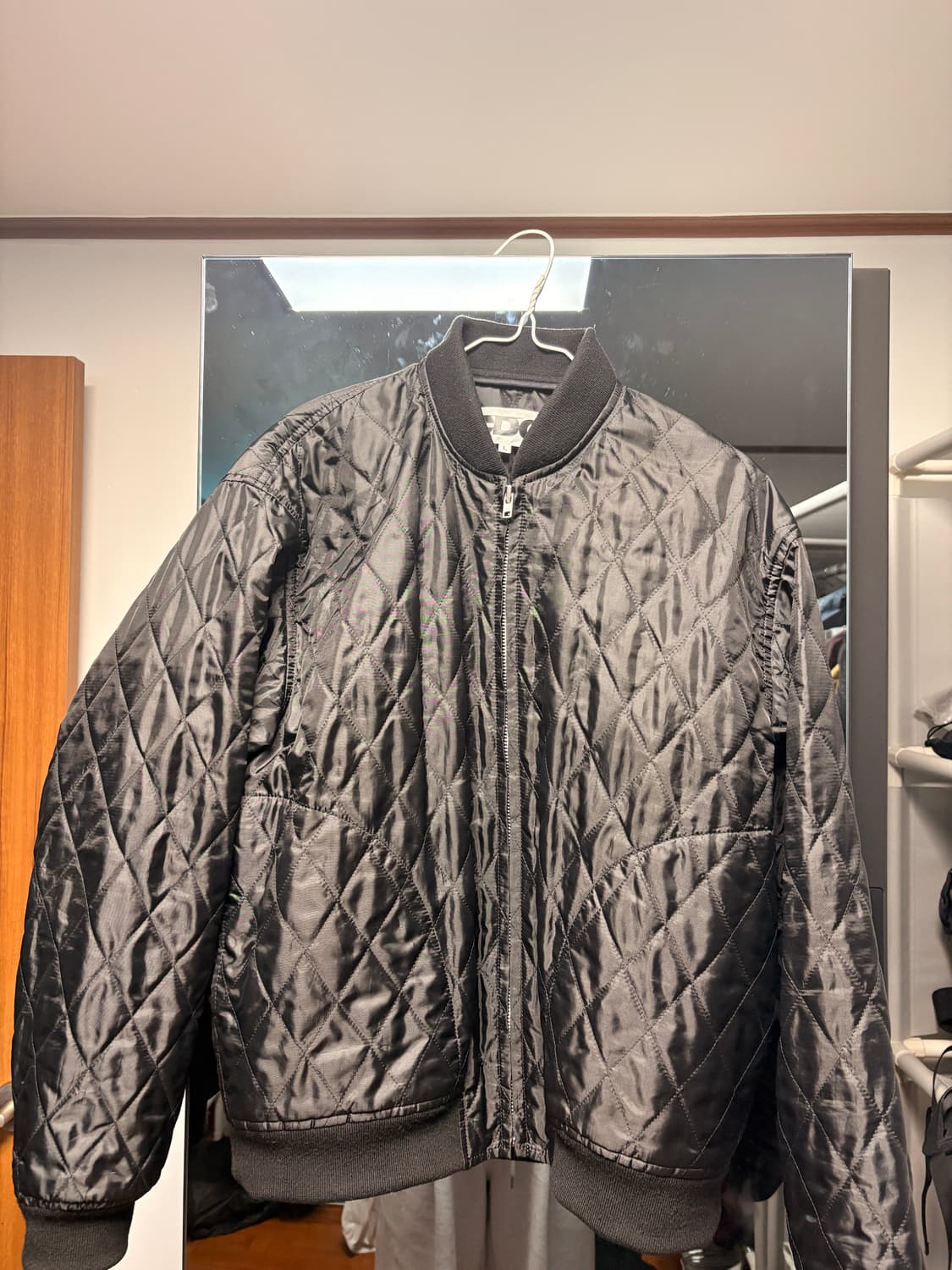 [L] 꼼데가르송 스태프 퀼팅 봄버 상품이미지1