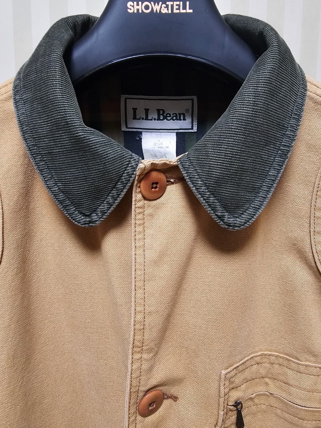 엘엘빈 자켓 코튼 M 상품이미지3