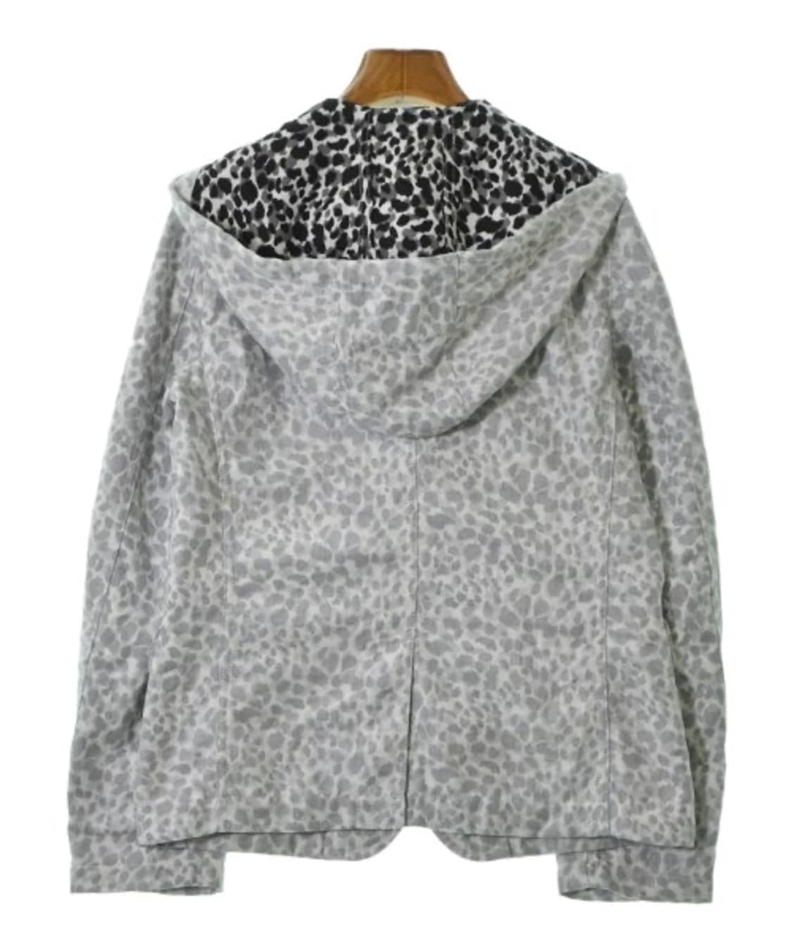 꼼데가르송 블랙 레오파드 후디드 자켓 상품이미지2