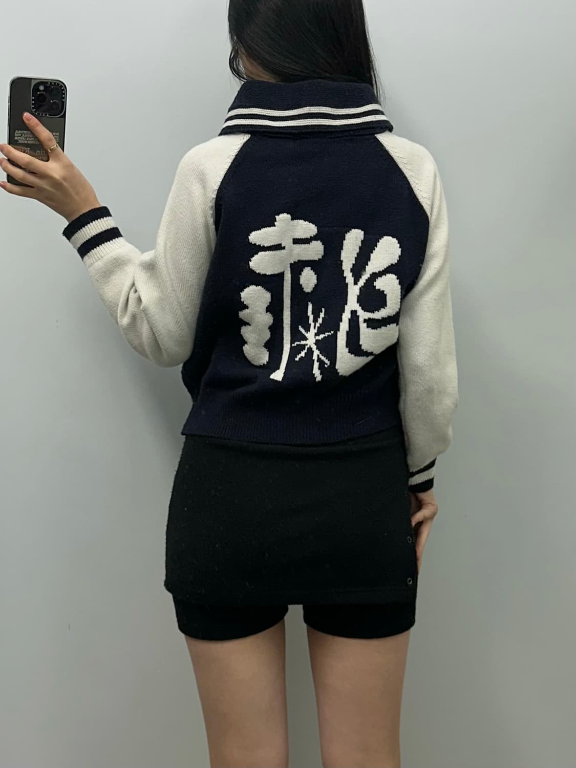 마조네 바시티 니트 가디건 상품이미지2