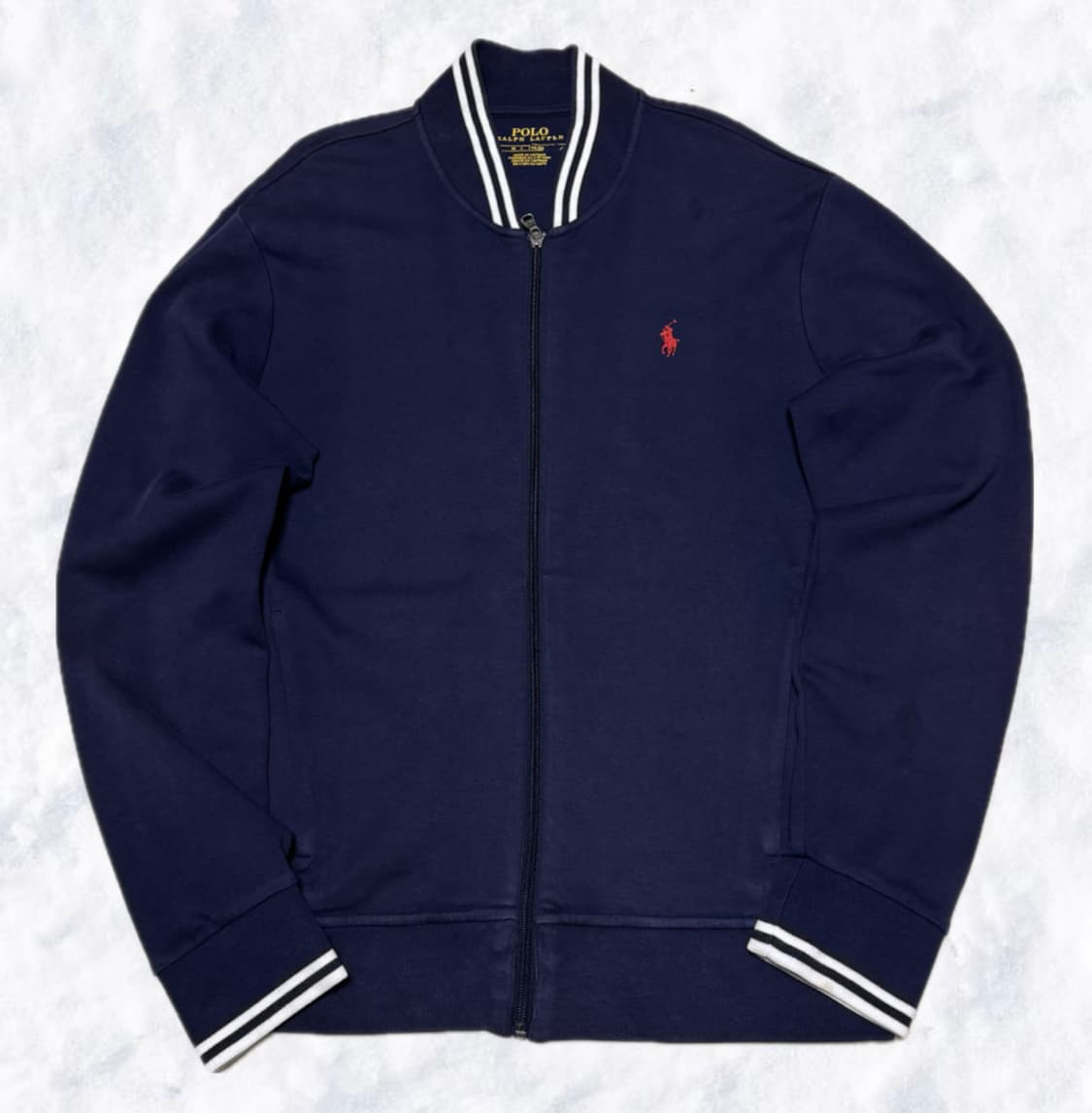 폴로 랄프로렌 네이비 면 집업 상품이미지1
