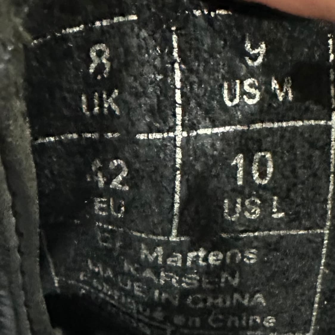 UK8) 270-275 닥터마틴 부츠 남성 남자 워커 엔지니어 블랙 상품이미지8