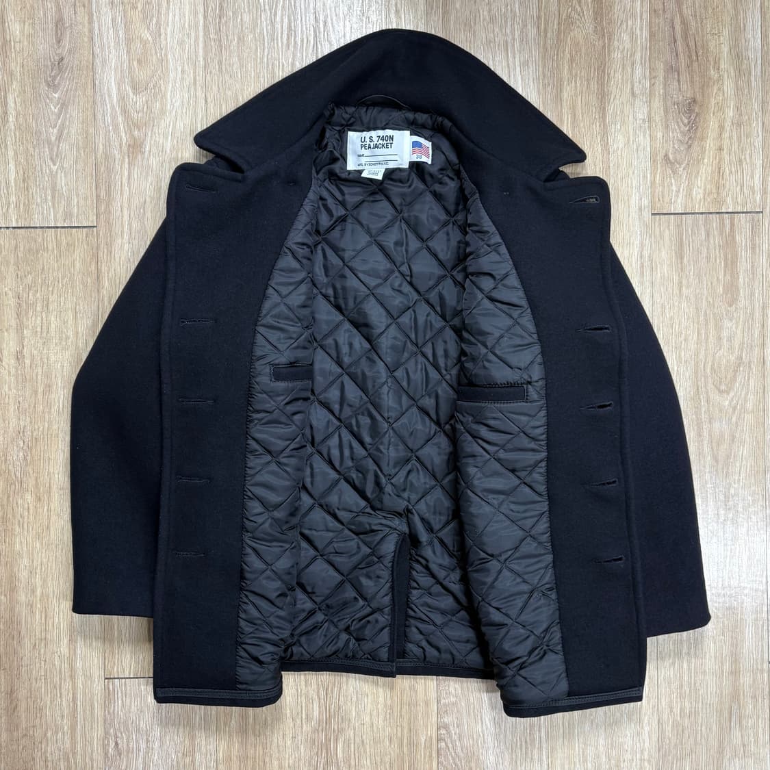 SCHOTT NYC 740N 피코트 네이비 38사이즈(100) 상품이미지4