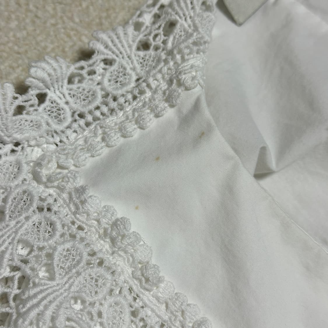 오즈세컨 레이스 카라 블라우스 상품이미지7