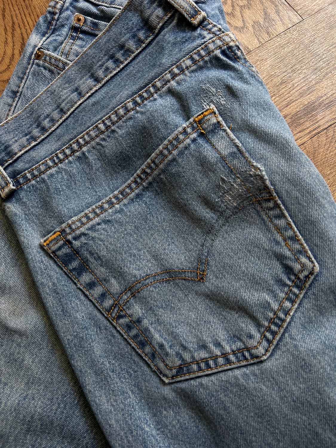 [34]리바이스 505 빈티지 워싱 스트레이트핏 데님 팬츠 상품이미지6