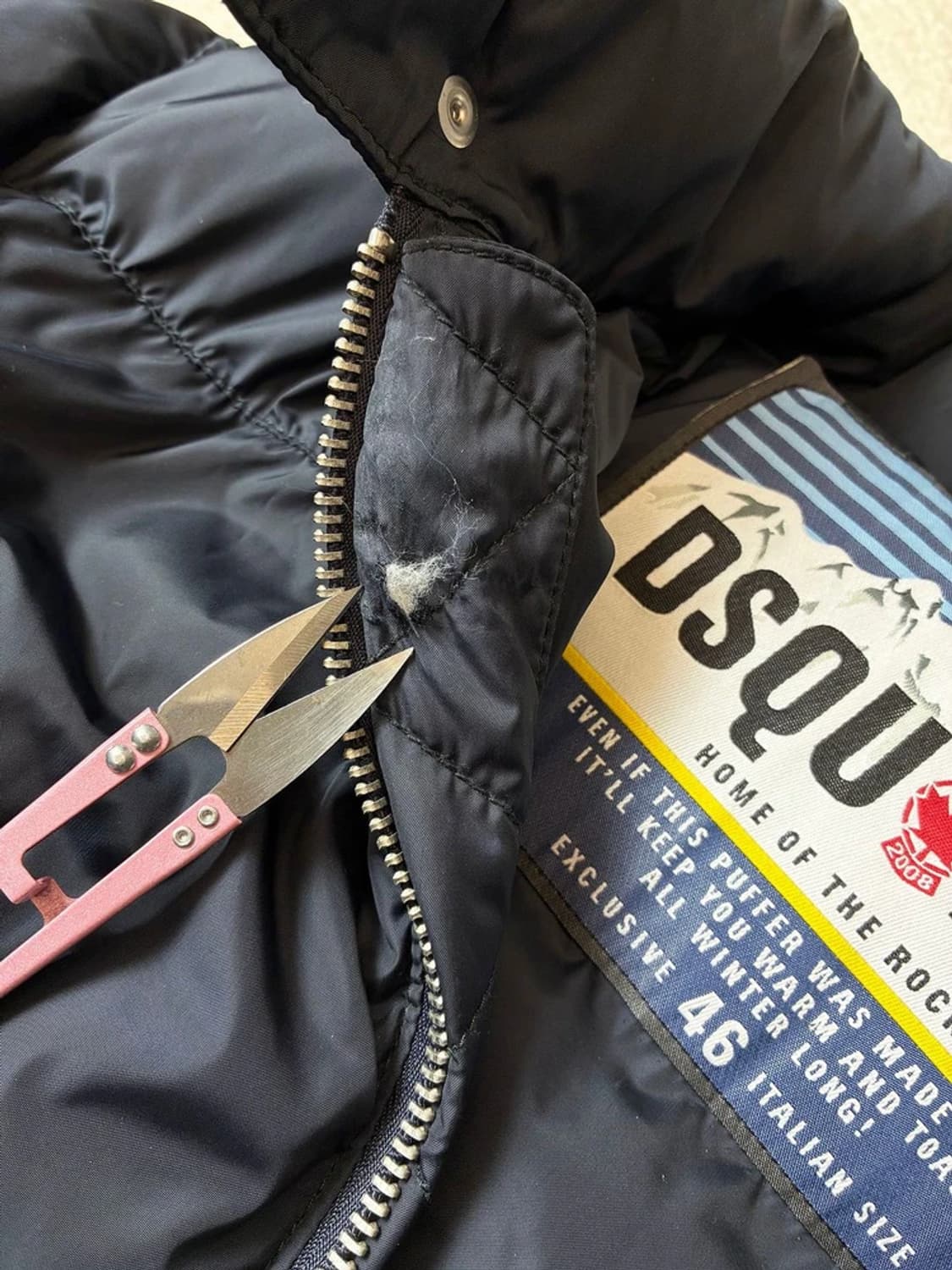 디스퀘어드2 00's Y2K 아카이브 패치 푸퍼 패딩 PN7250 상품이미지7