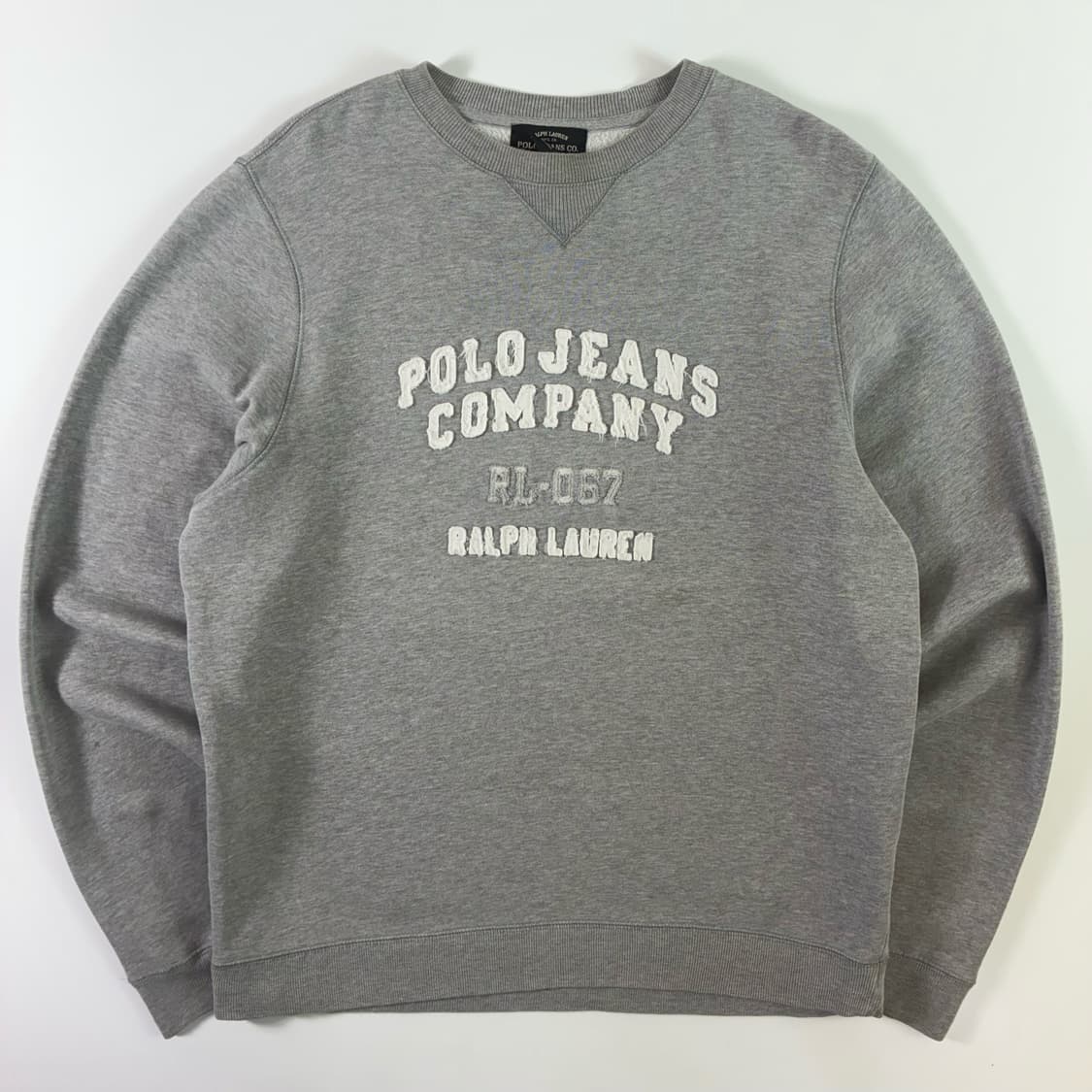 Polo  폴로진스컴퍼니 스펠아웃 그레이 맨투맨  상품이미지1